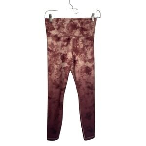 Athleta Tie Dye Leggings Athletic Activewear Yoga Pants Stretch Athleisure Sz XS